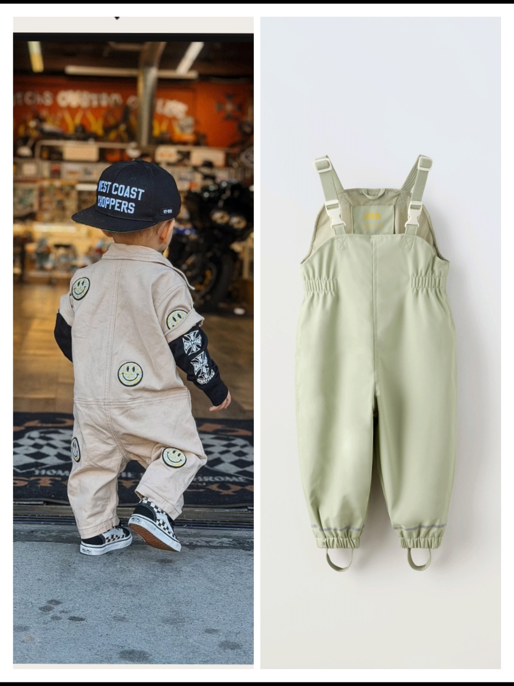 Zara Sage Green Waterproof Overalls - Picture 11 of 15